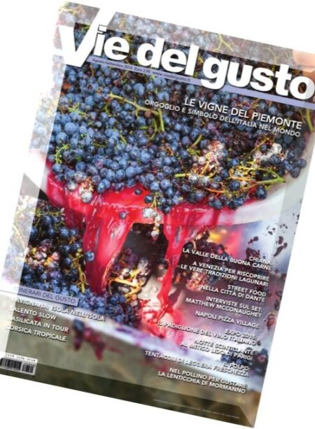 Vie del Gusto – Agosto-Settembre 2014 Cover