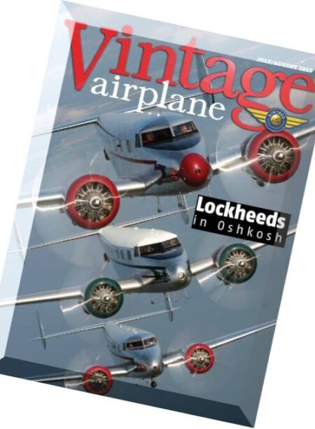 Vintage Airplane – July-August 2015 Cover