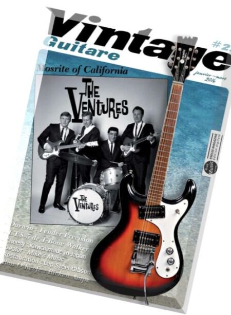 Vintage Guitare – Janvier-Mars 2016 Cover