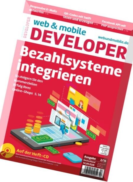 Web und Mobile Developer – Februar 2016 Cover