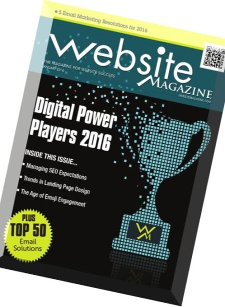 Website Magazine – January 2016 Cover