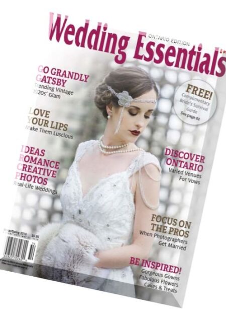 Wedding Essentials – Winter-Spring 2016 Cover