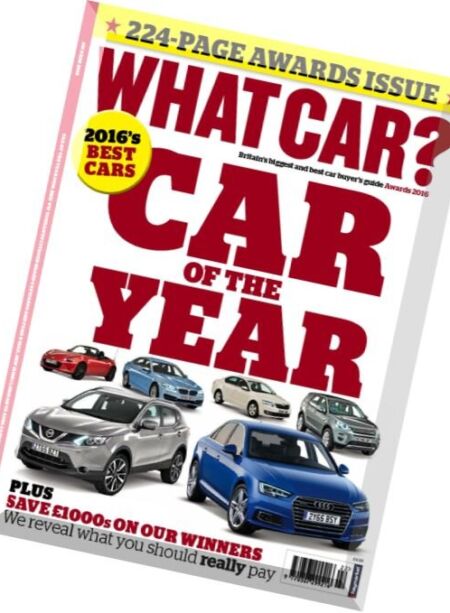 What Car UK – Awards 2016 Cover