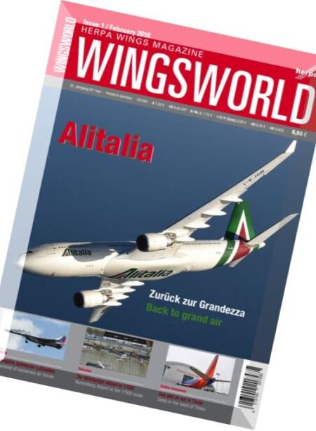 Wingsworld – Nr.1, Februar 2016 Cover