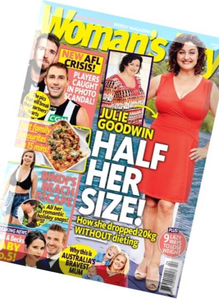 Woman’s Day Australia – 25 January 2016 Cover