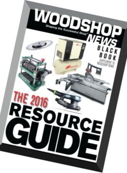 Woodshop News – The 2016 Resource Guide