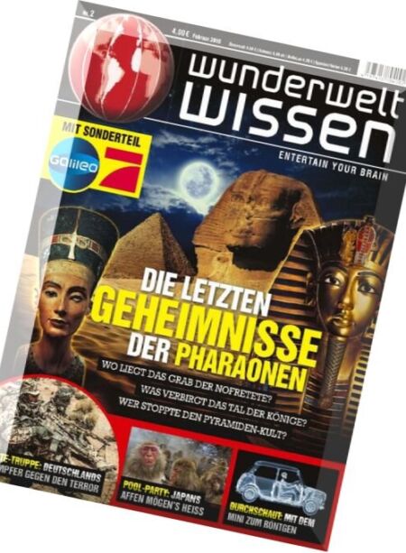 Wunderwelt Wissen – Februar 2016 Cover