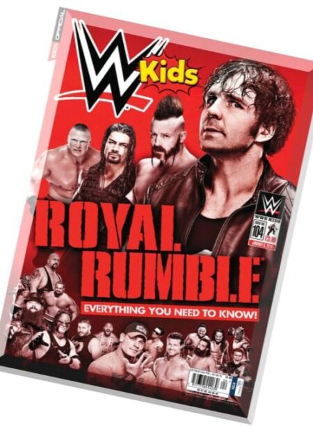 WWE Kids – Issue 104, 2016 Cover