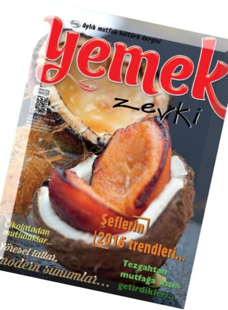 Yemek Zevki – Ocak 2016 Cover