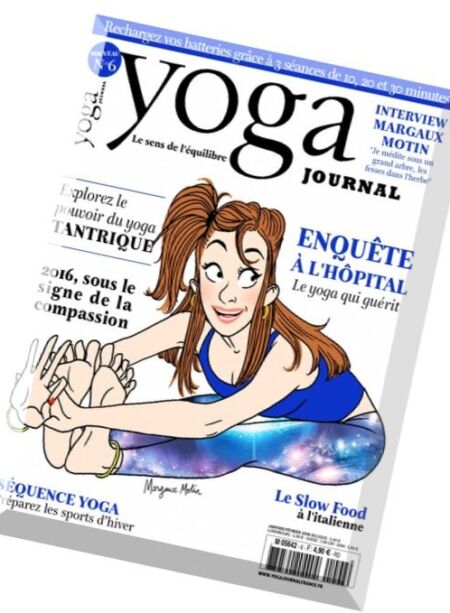 Yoga journal France – Janvier – Fevrier 2016 Cover