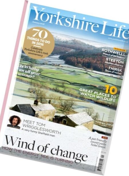 Yorkshire Life – January 2016 Cover