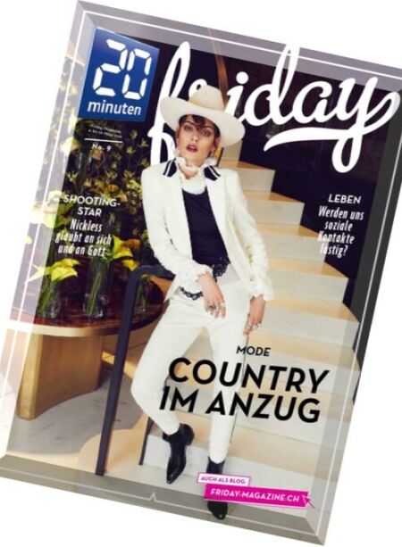 20 Minuten Friday – N 9, 4-10 Marz 2016 Cover