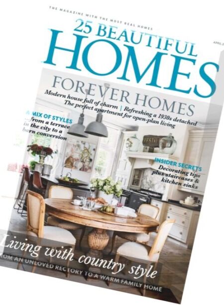 25 Beautiful Homes – April 2016 Cover