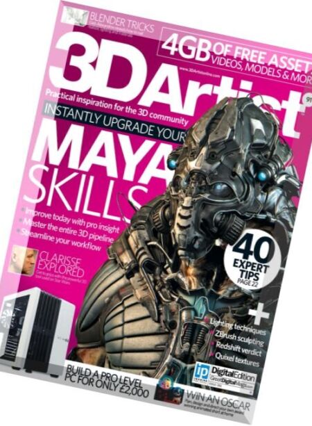 3D Artist – Issue 91, 2016 Cover