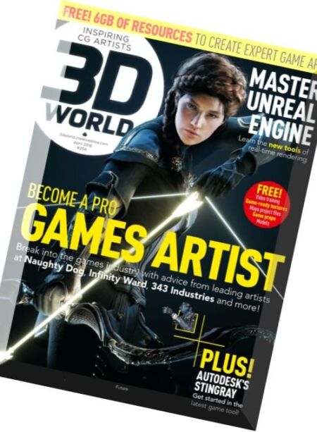 3D World – April 2016 Cover