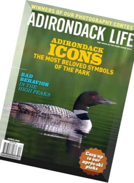 Adirondack Life – March – April 2016 Cover