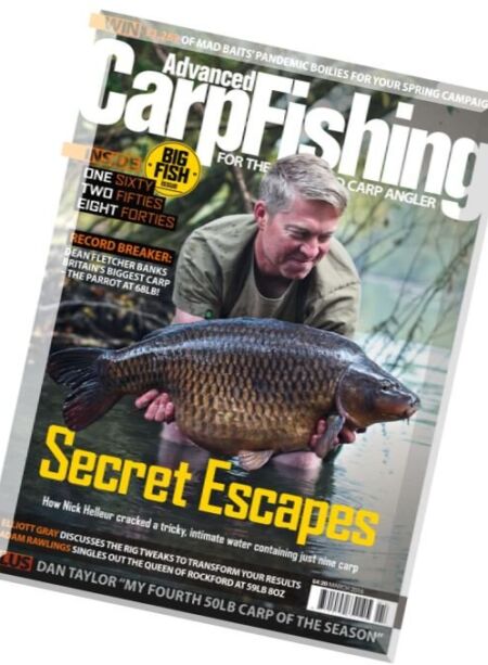 Advanced Carp Fishing – March 2016 Cover
