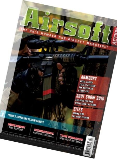 Airsoft Action – March 2016 Cover