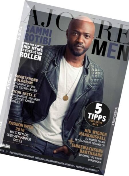 Ajoure Man – Marz 2016 Cover