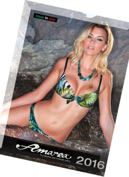 Amarea – Swimwear Collection Catalog 2016 Cover