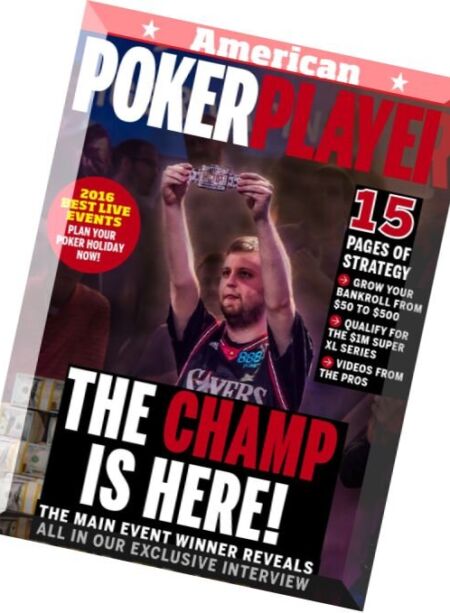 American PokerPlayer – January 2016 Cover