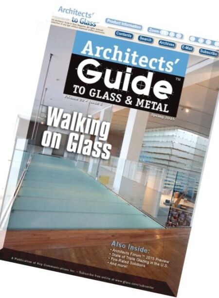 Architect’s Guide to Glass & Metal – Spring 2015 Cover