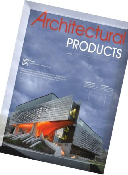 Architectural Products – January-February 2016 Cover