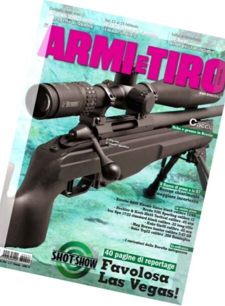 Armi E Tiro – Febbraio 2016 Cover