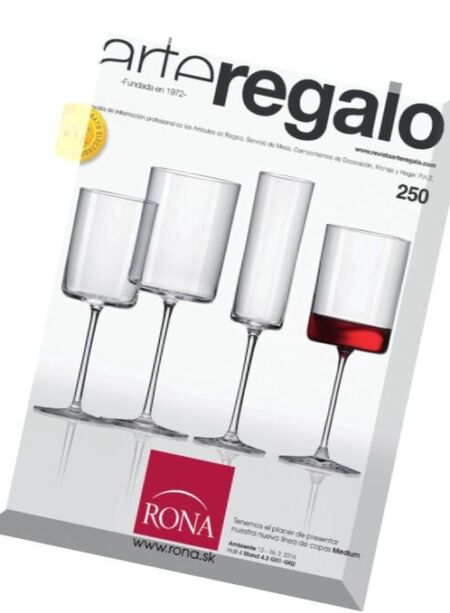 Arte Regalo – Enero-Febrero 2016 Cover