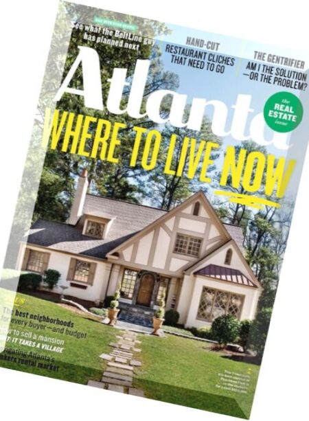 Atlanta Magazine – March 2016 Cover