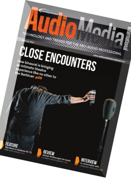 Audio Media International – February 2016 Cover