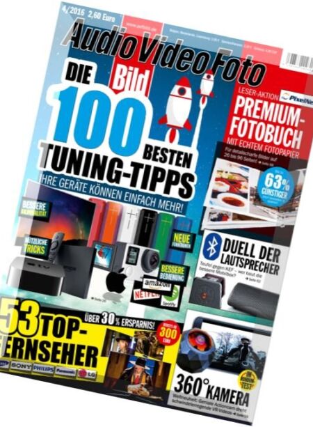 Audio Video Foto Bild – April 2016 Cover