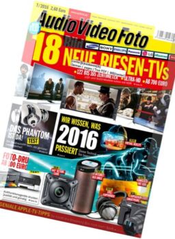Audio Video Foto Bild – Marz 2016