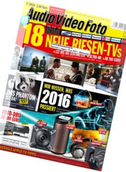 Audio Video Foto Bild – Marz 2016