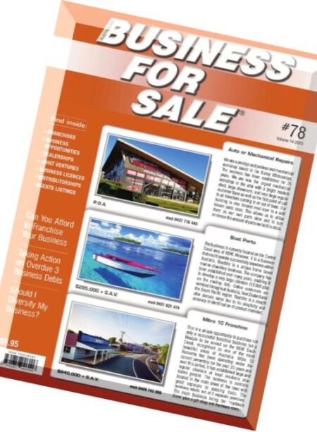 Australian Business For Sale – N 78, 2015 Cover