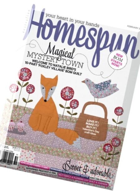 Australian Homespun – February 2016 Cover