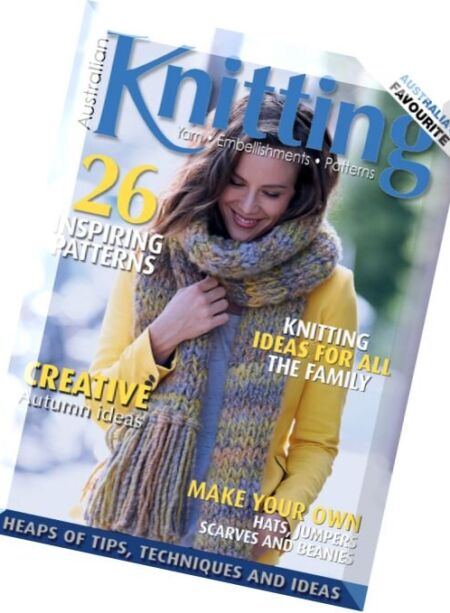 Australian Knitting – Volume 8 Issue 1 Cover