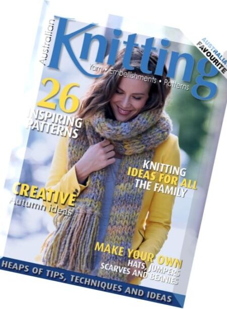 Australian Knitting – Volume 8 Issue 1 Cover