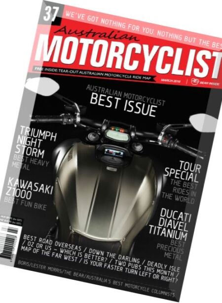 Australian Motorcyclist – March 2016 Cover