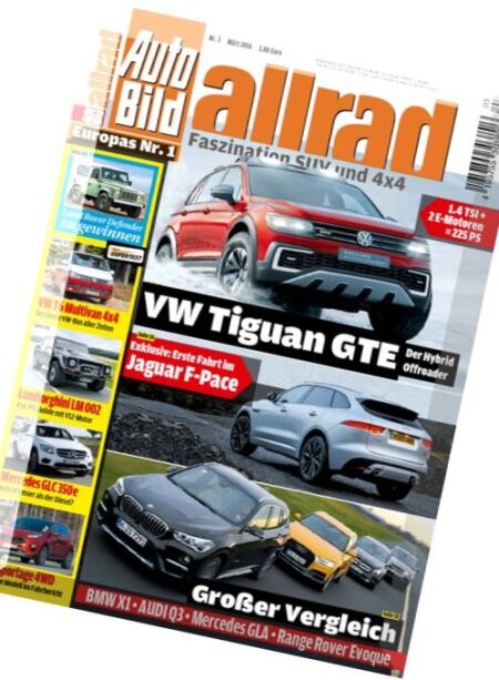 Auto Bild Allrad – Marz 2016 Cover