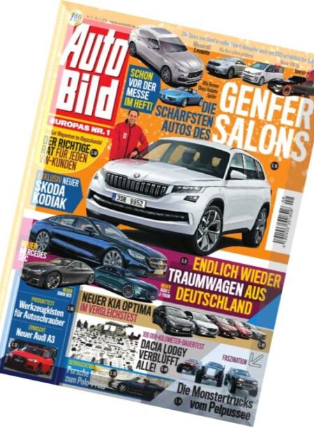 Auto Bild Germany – Nr.8, 26 Februar 2016 Cover