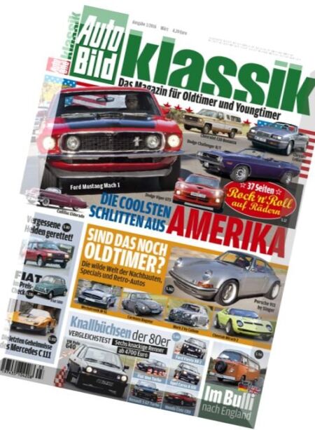 Auto Bild Klassik – Marz 2016 Cover
