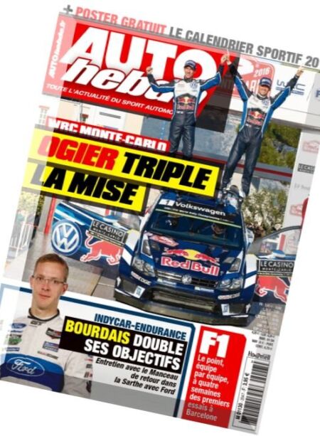Auto Hebdo – 27 Janvier 2016 Cover
