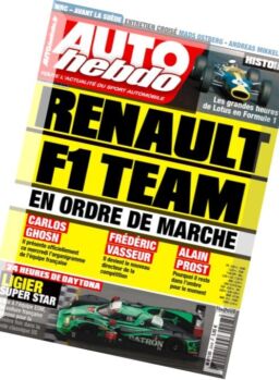 Auto Hebdo – 3 Fevrier 2016