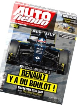 Auto Hebdo – 9 Mars 2016