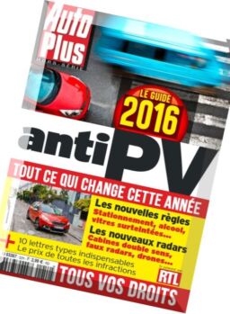 Auto Plus – Hors-Serie – Le Guide Anti-Pv 2016