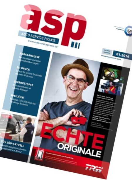 Auto Service Praxis – Nr.1, 2016 Cover