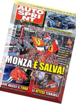 Auto Sprint – 26 Gennaio 2016