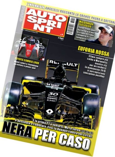 Auto Sprint – 9 Febbraio 2016 Cover