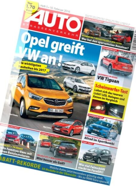 Auto Strassenverkehr – N 05, 10 Februar 2016 Cover